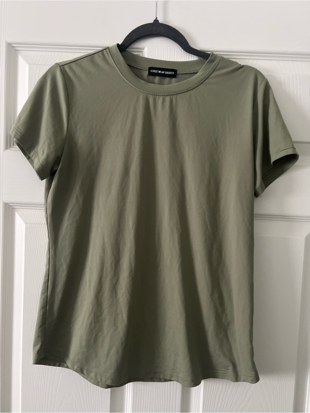 Streetwear Society Olive Crew Neck Short Sleeve Tee Sz M